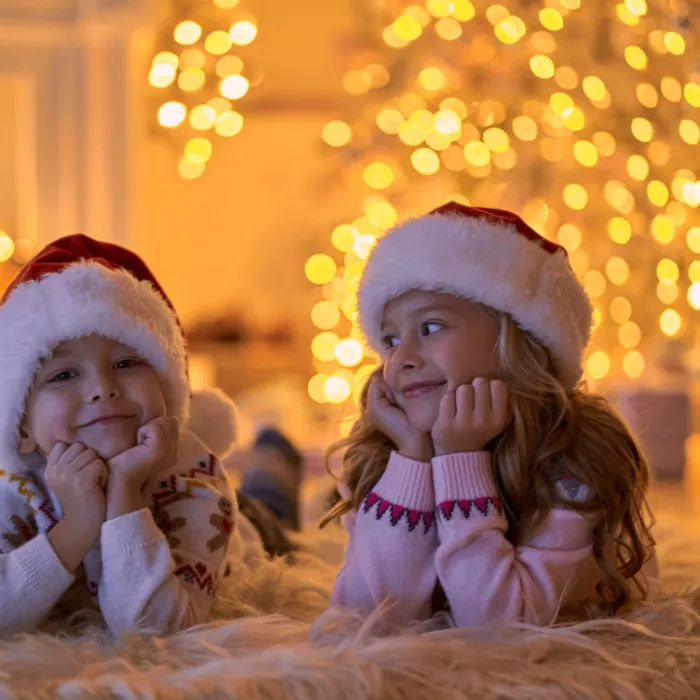 barn på julafton